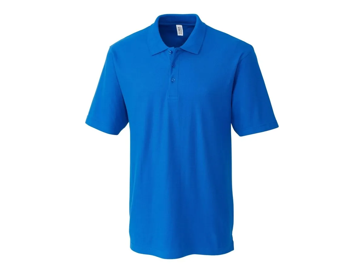 Clique Men's Addison All Cotton Pique Short Sleeve Polo
