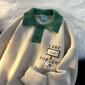 INSTOCK-lazy style autumn and winter sweaters
