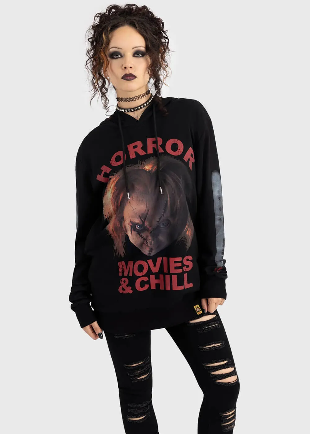 Killstar x Chucky Farewell Pal Hoodie Sweater Black