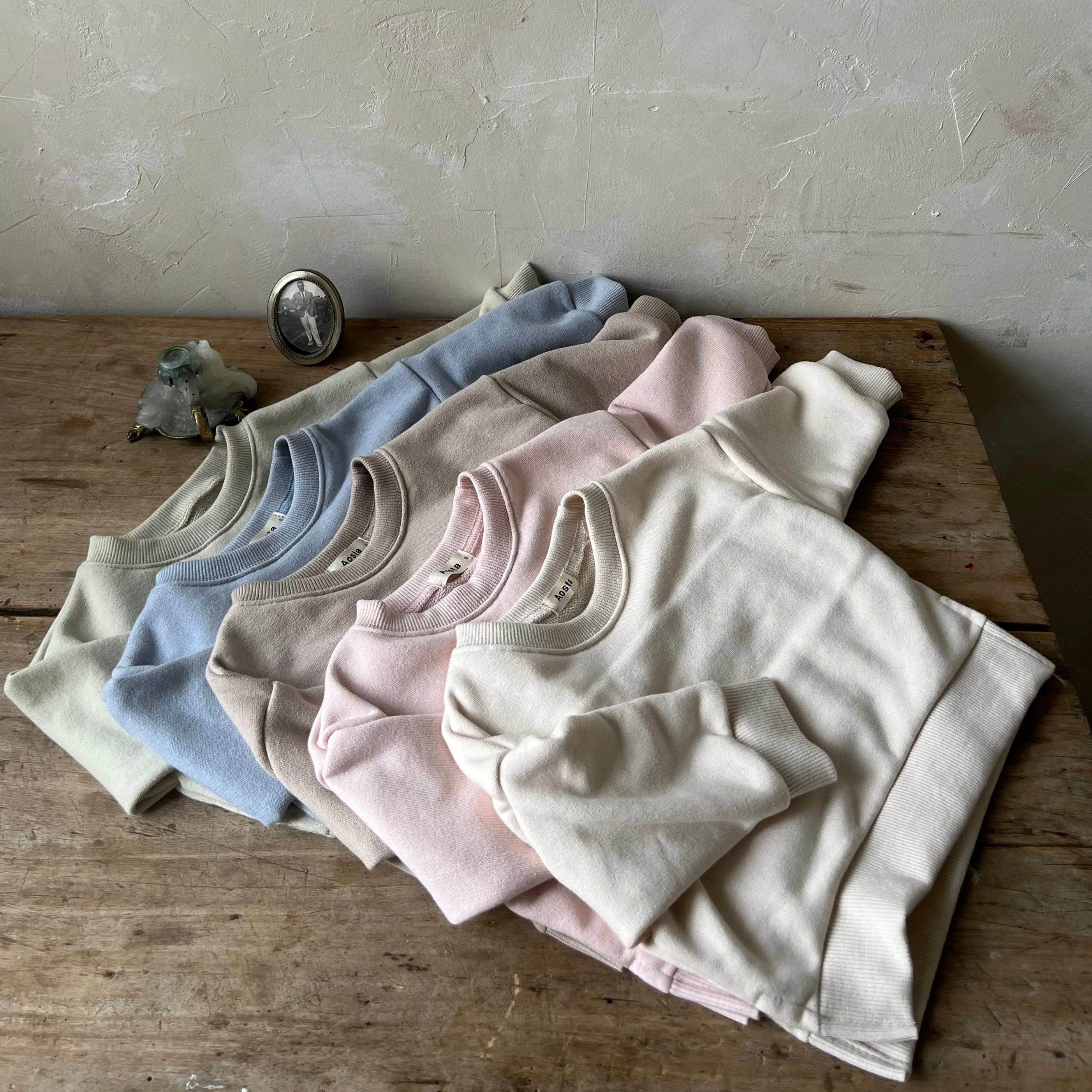 Soft & Plush Daily Sweatshirt - Dusty Blue