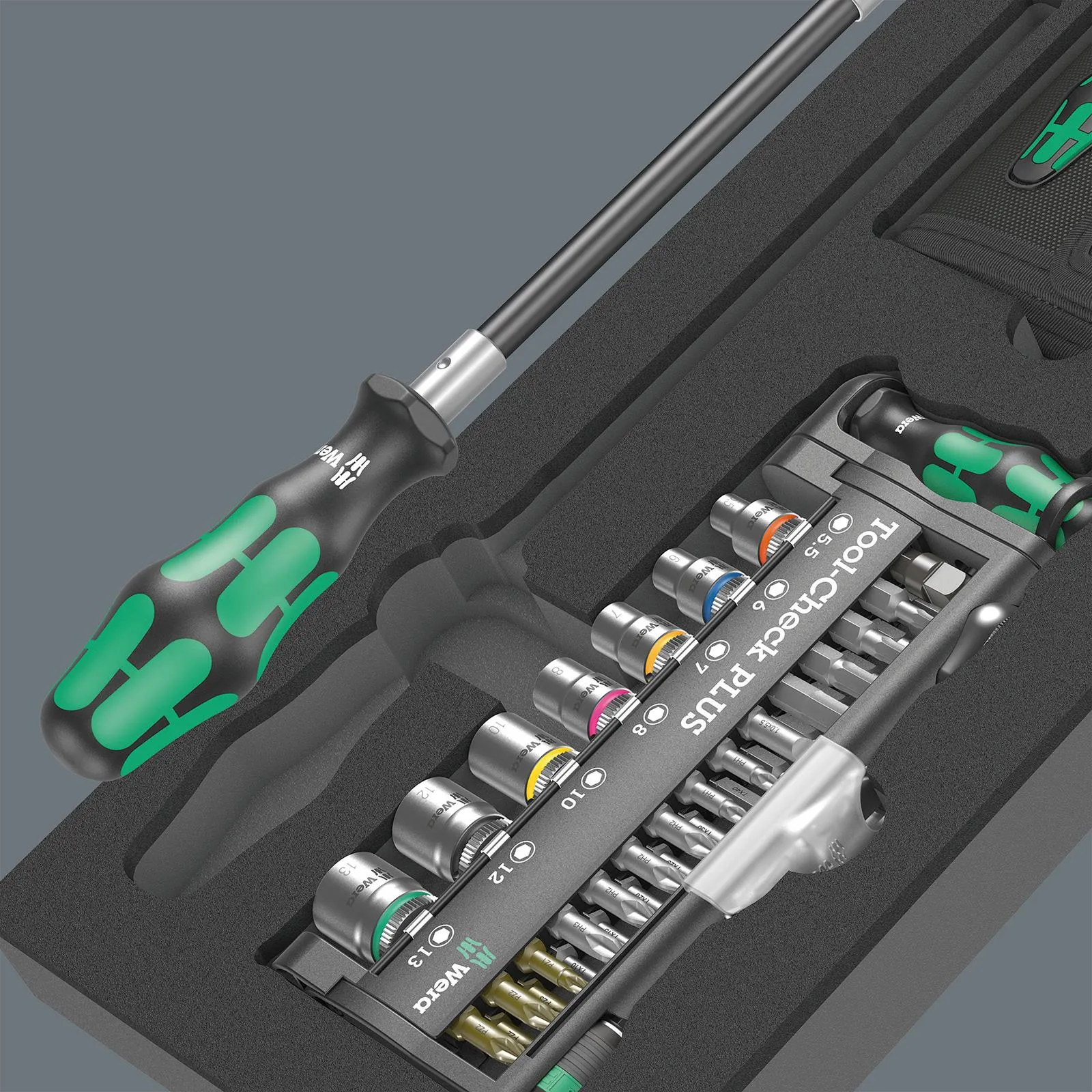 Wera Foam Insert Kraftform Kompakt and Tool-Check Plus Set 1 9750 57 Pieces